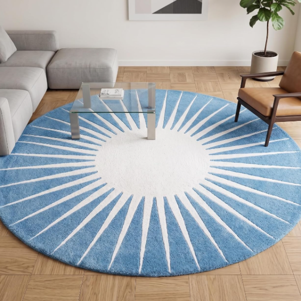 Hand-Tufted Wool Rug: Soft