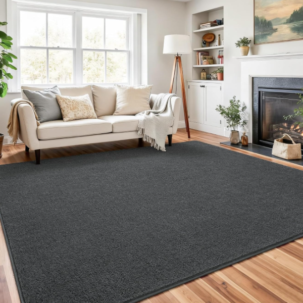 Minimalist Washable Memory Foam Rug: Soft