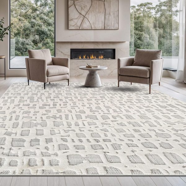Micro-Loop Pile Rug: Stain-Resistant, Non-Shedding, Soft