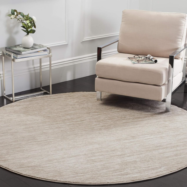 Modern Gradient Round Rug: Non-Shedding, Easy To Clean