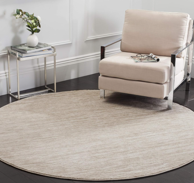Modern Gradient Round Rug: Non-Shedding, Easy To Clean