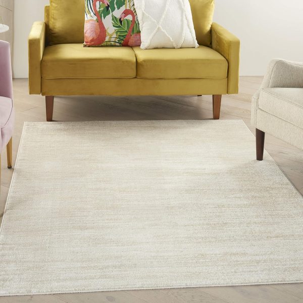 Ivory Beige Rug: Non-Shedding, Easy To Clean